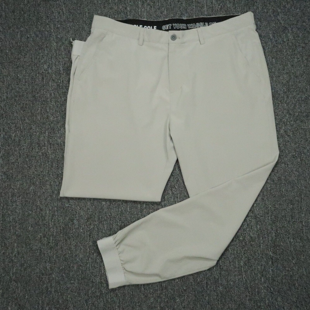 Men's Cream Waggle Golf Joggers